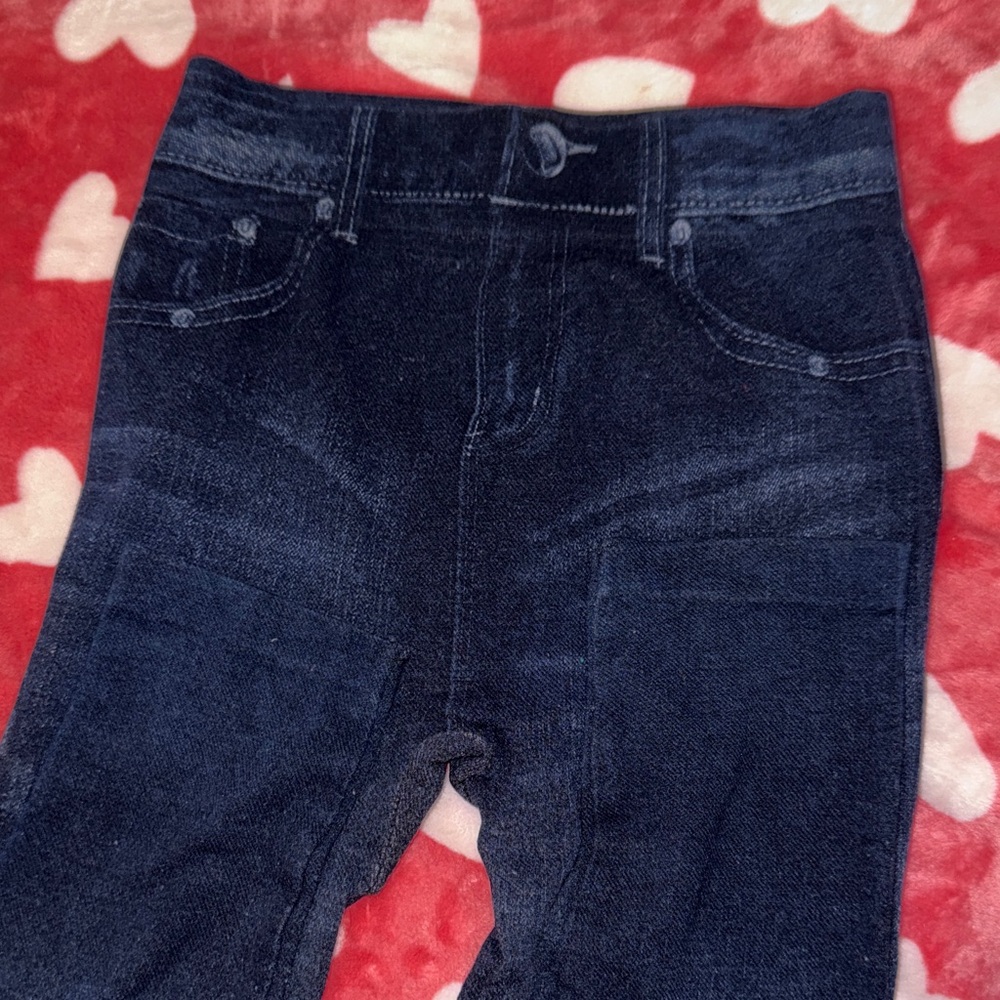 Dark Blue Denim Jeggings